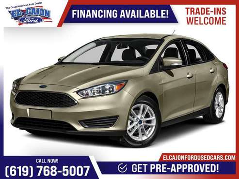 2015 Ford Focus S FOR ONLY 162/mo! - - by dealer for sale in Santee, CA