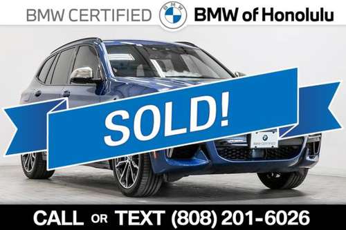X3 M40i 2018 BMW X3 M40i EXE PKG PREM PKG 20 IN WHEELS 1 for sale in Honolulu, HI