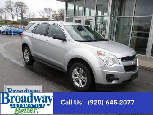 2012 Chevrolet Equinox SUV LS - Chevrolet Silver Ice Metallic - cars for sale in Green Bay, WI