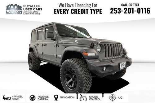 2018 Jeep Wrangler Unlimited Sport for sale in PUYALLUP, WA