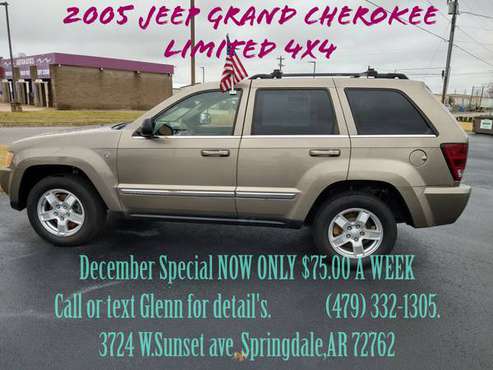 $800 DOWN - 2005 Jeep Grand Cherokee Limited 4x4 - Easy financing -... for sale in Springdale, AR