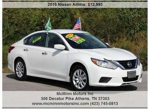 2016 Nissan Altima 2.5 S - Like New! BACKUP CAM! Bluetooth! 39 MPG!... for sale in Athens, TN