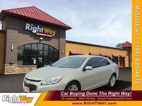 2015 Chevrolet Chevy Malibu LT - cars & trucks - by dealer - vehicle... for sale in Midlothian, IL