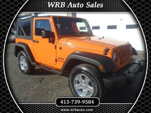 2012 Jeep Wrangler Sport 4WD - cars & trucks - by dealer - vehicle... for sale in West Springfield, MA