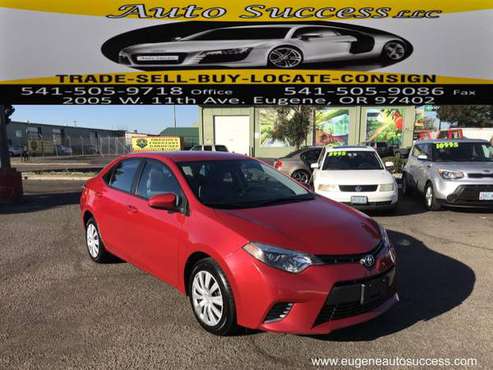 2016 TOYOTA COROLLA LE SUPER NICE RUNS GREAT - cars & trucks - by... for sale in Eugene, OR