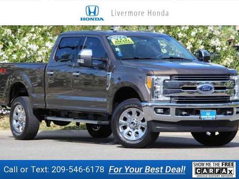 2017 Ford F250SD Lariat pickup Caribou Metallic for sale in Livermore, CA