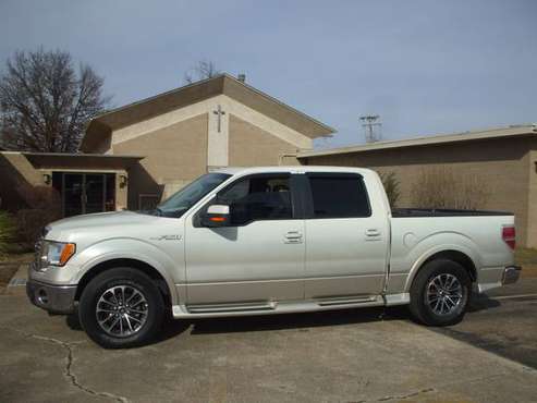 2009 FORD F150 CREW LARIAT LEATHER & LOADED 112 k mi RUNS for sale in Mannford, OK