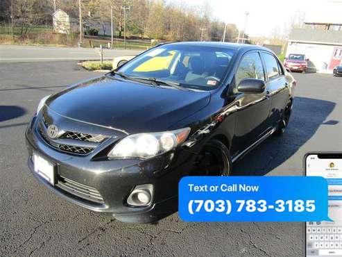 2013 TOYOTA COROLLA S ~ WE FINANCE BAD CREDIT - cars & trucks - by... for sale in Stafford, VA