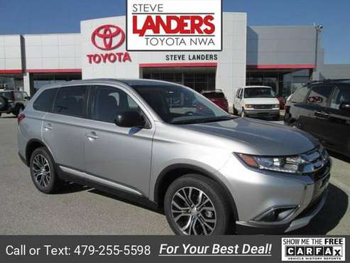 2018 Mitsubishi Outlander SE suv Silver Alloy - cars & trucks - by... for sale in ROGERS, AR