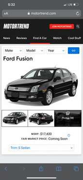 Ford fusion 2007 for sale in Jackson, WI