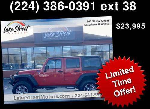 2014 Jeep Wrangler Unlimited Sport - cars & trucks - by dealer -... for sale in Grayslake, IL