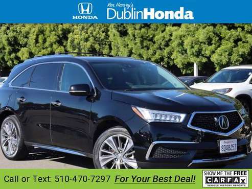 2018 Acura MDX 3 5L suv - - by dealer - vehicle for sale in Dublin, CA