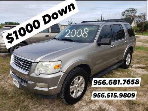 2008 Explorer FINANCIADA $1000 DOWN for sale in Alamo, TX