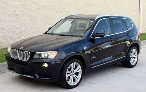 Black 2011 BMW X3 35i - Sport Package - Pano Roof - 92k Miles - cars for sale in Raleigh, NC