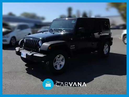 2017 Jeep Wrangler Unlimited Sport S Sport Utility 4D suv Black for sale in Hanford, CA