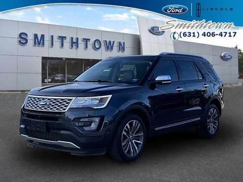 2017 Ford Explorer Platinum 4WD SUV - cars & trucks - by dealer -... for sale in Saint James, NY