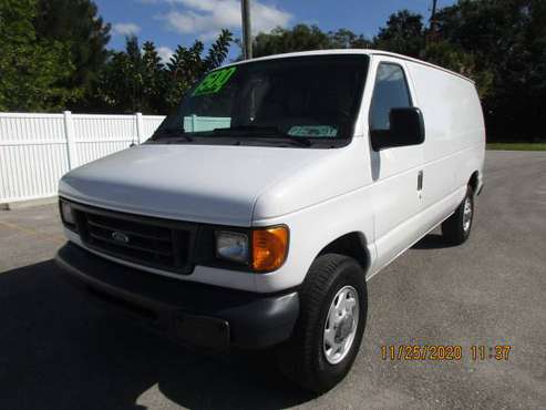 2005 FORD E-250 CARGO VAN - WITH STEEL SHELVING - cars & trucks - by... for sale in Sarasota, FL