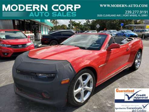 2015 CHEVY CAMARO CONVERTIBLE LT - 47k mi - THRILLING to DRIVE, RACY! for sale in Fort Myers, FL