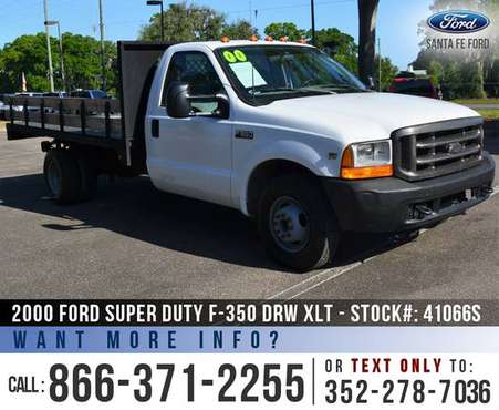 2000 FORD SUPER DUTY F350 DRW XLT Regular Cab Chassis Cab - cars for sale in Alachua, FL