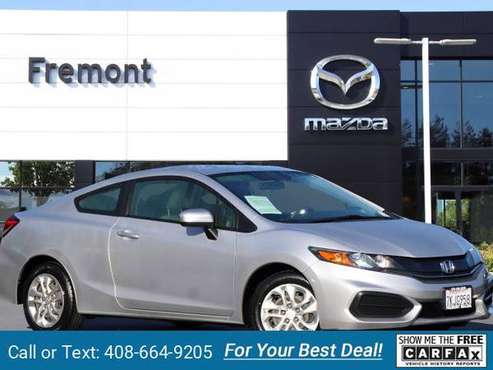 2015 Honda CIVIC LX Coupe coupe Alabaster Silver Metallic - cars &... for sale in Newark, CA
