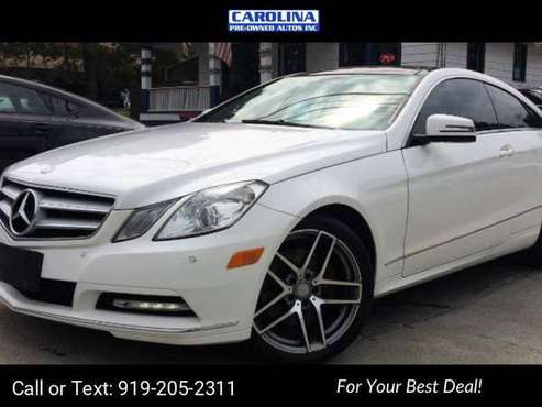 2013 Mercedes-Benz E 350 4MATIC Coupe coupe 15, 995 for sale in Durham, NC