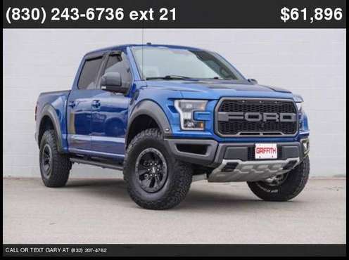 2018 Ford F-150 Raptor - cars & trucks - by dealer - vehicle... for sale in San Marcos, TX