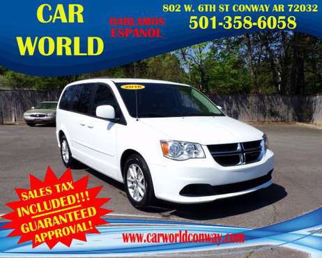 2016 DODGE GRAND CARAVAN GUARANTEED APPROVALS - - by for sale in Conway, AR