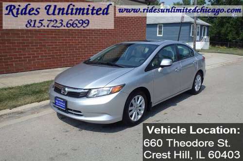 2012 Honda Civic EX - cars & trucks - by dealer - vehicle automotive... for sale in Crest Hill, IL