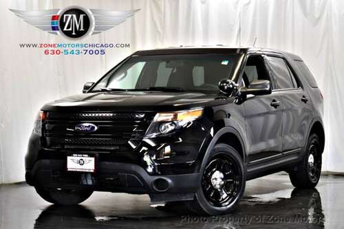 2015 *Ford* *Explorer* *POLICE INTERCEPTOR* BLACK - cars & trucks -... for sale in Addison, IL