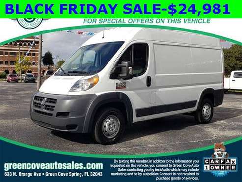 2016 Ram ProMaster 2500 High Roof The Best Vehicles at The Best... for sale in Green Cove Springs, FL
