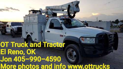 09 Dodge 5500 4wd 42ft Insulated Altec AT37-G Bucket Truck 6.7L Diesel for sale in Little Rock, AR