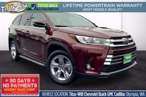 2019 Toyota HIGHLANDER AWD All Wheel Drive SUV - cars & trucks - by... for sale in Olympia, WA