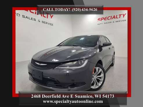 2015 Chrysler 200 S! AWD! Nav! Backup Cam! Heated Seats! Remote... for sale in Suamico, WI