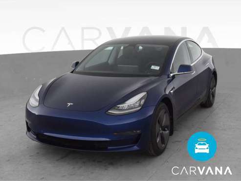 2019 Tesla Model 3 Mid Range Sedan 4D sedan Blue - FINANCE ONLINE -... for sale in Indianapolis, IN