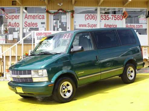 1998 Chevrolet Astro, ONLY 110K, Passenger van, Clean Title, Trades for sale in Seattle, WA