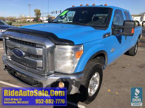 2013 Ford F350 F-350 XLT Crew cab FX4 4x4 TURBO DIESEL nice FINANCING! for sale in Minneapolis, MN