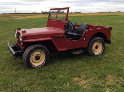 1948 WILLYS JEEP CJ - cars & trucks - by owner - vehicle automotive... for sale in Morris, MN