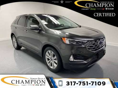 2019 Ford Edge FWD 4D Sport Utility/SUV Titanium for sale in Indianapolis, IN