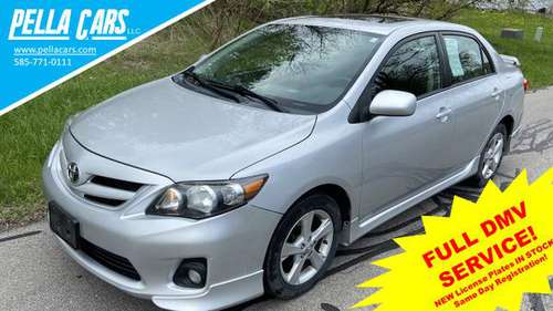 2011 Toyota Corolla S 95, 196 Miles MOONROOF Full DMV Service - cars for sale in Spencerport, NY