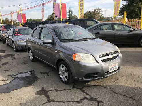 $2,500 CASH! 2007 CHEVY AVEO, GAS SAVER, AUTOMATIC, 4 CYLINDERS for sale in Modesto, CA