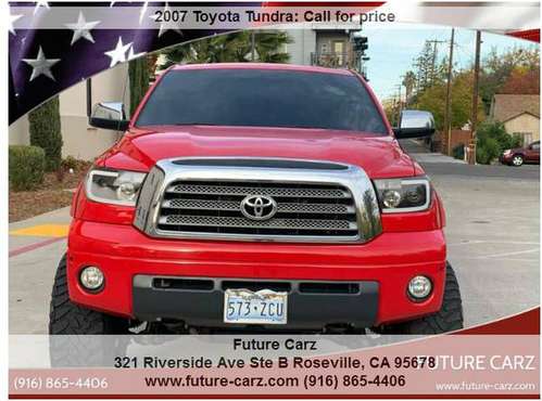 2007 Toyota Tundra Limited 4dr CrewMax Cab 4x4 excellent - cars &... for sale in Roseville, CA