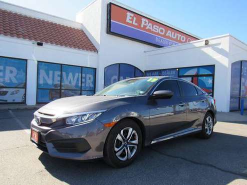 2017 Honda Civic Sedan - Payments AS LOW AS $299 a month - 100% -... for sale in El Paso, TX
