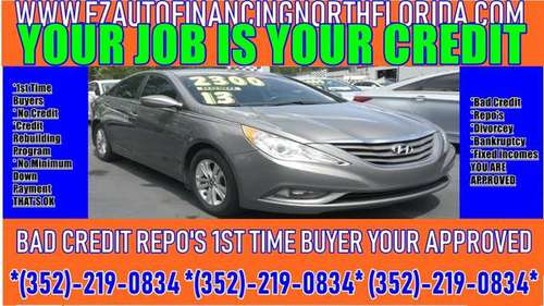2013 Hyundai Sonata 4dr Sdn 2.4L Auto GLS *Ltd Avail* BAD CREDIT NO... for sale in Gainesville, FL