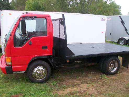 2002 Isuzu NPR Flatbed Truck - cars & trucks - by dealer - vehicle... for sale in Somerset, MN