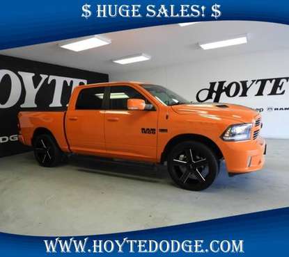 2017 Ram 1500 Sport 4x2 Crew Cab 5'7 Box - Low Rates Available! for sale in Sherman, TX