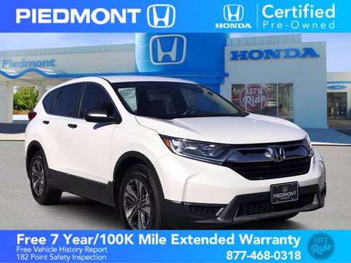 2019 Honda CR-V White *PRICED TO SELL SOON!* - cars & trucks - by... for sale in Anderson, SC