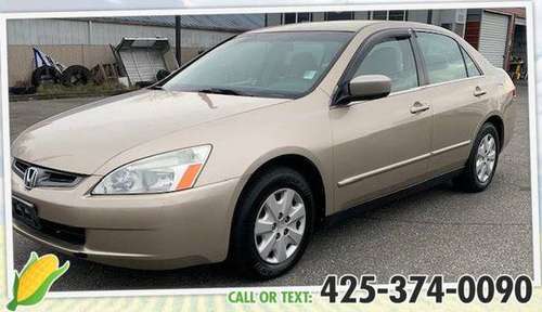 2004 Honda Accord LX - GET APPROVED TODAY!!! - cars & trucks - by... for sale in Everett, WA