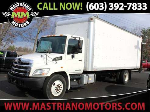 2012 Hino 258/268 UNDER CDL DIESEL BOX TRUCK WITH MAXON LIFT GATE !!... for sale in Salem, ME