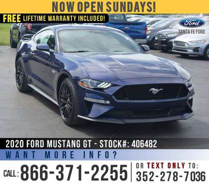 *** 2020 Ford Mustang GT *** SAVE Over $4,000 off MSRP! - cars &... for sale in Alachua, GA