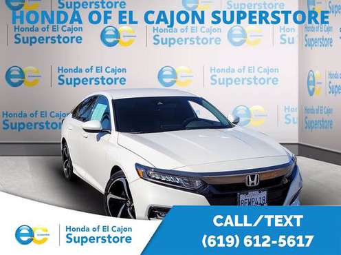 2018 Honda Accord Sedan Sport 1.5T Great Internet Deals On All... for sale in El Cajon, CA